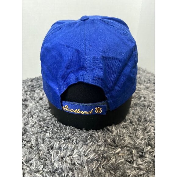 Vintage Scotland Scotch Thistle Embroidered Flag Adjustable Hat W3 - Picture 2 of 3